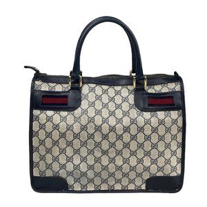 564215F V Gucci Tote Bag Black PVC